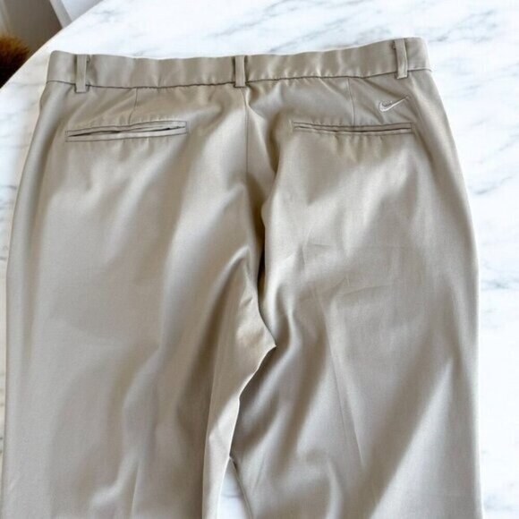 Nike Golf Mens Dri-Fit Standard Fit Khaki Chino Pants Size 36/30 - Picture 13 of 13